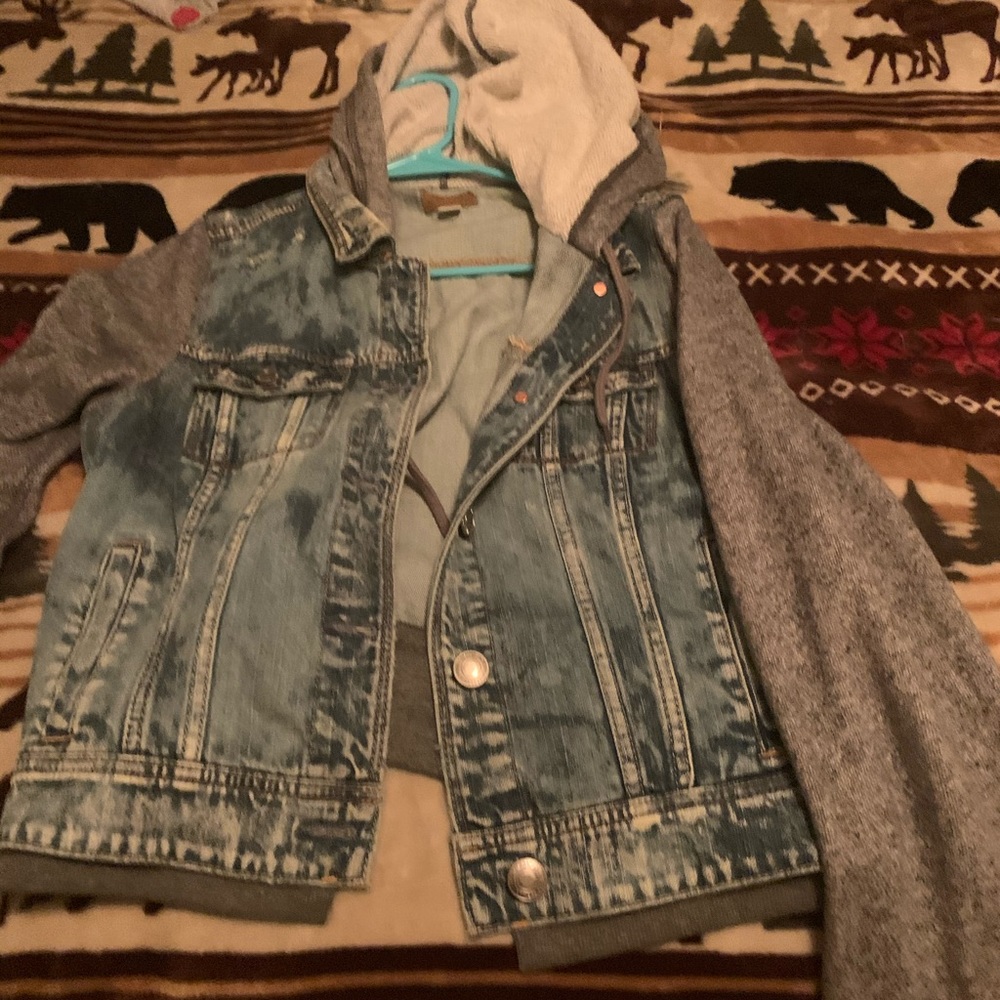 American eagle denim jacket size large